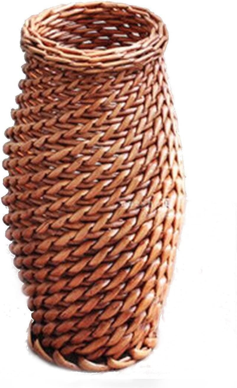 Rattan Flower Vase, Bamboo Baskets Flower Basket Decoration Vases