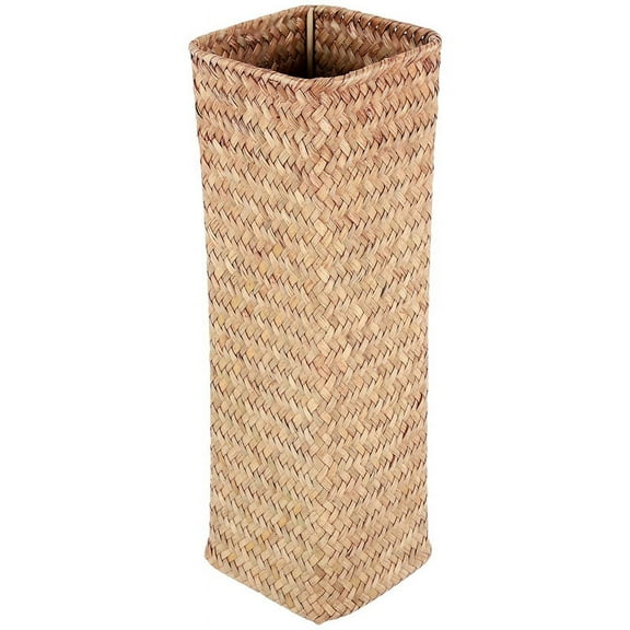 Rattan Flower Vase Bamboo Baskets Tall Vases for Home Decor Brown