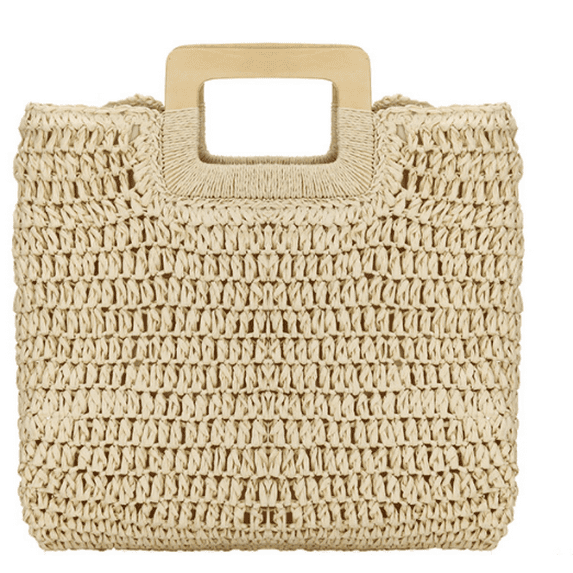 Rattan Large Woven Tote Bag