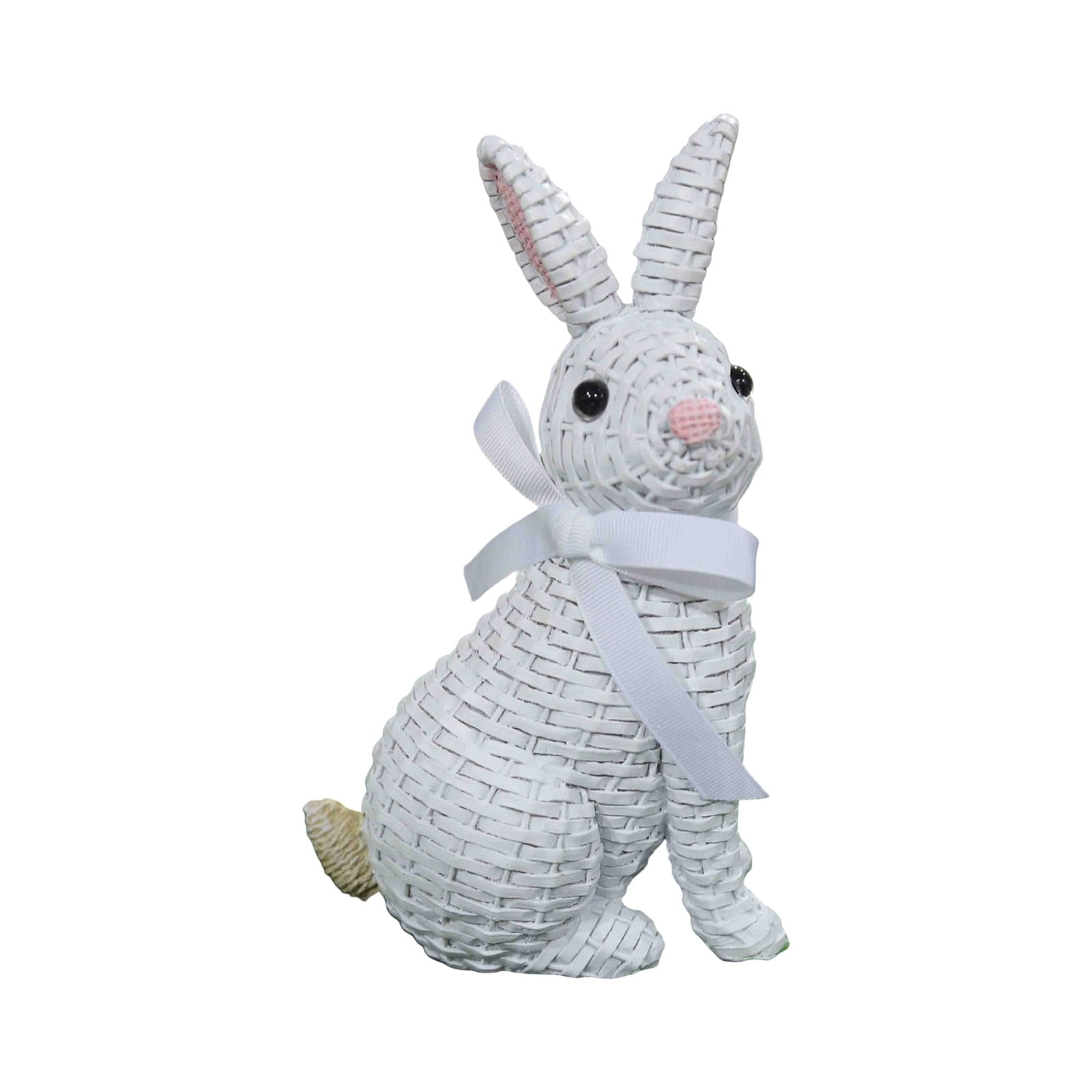 Rattan Rabbit Ornament Outdoor Rabbit Ornaments Collectible Rabbit ...