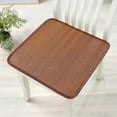 thumbnail image 1 of Rattan Seat Cushion 15.74x15.74 Inch Non-Slip Office Chair Pad Summer Cool Mat for Wood Metal Folding Chairs Brown or Khaki Easy-Clean, 1 of 6