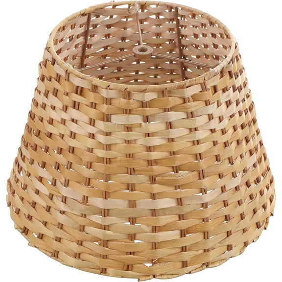 Rattan Spider Shade, 9" Top x 14" Bottom x 9-1/2" Slant