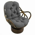 thumbnail image 1 of Rattan Swivel Rocker with Micro Suede Cushion, Grey, 1 of 1