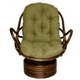 thumbnail image 1 of Rattan Swivel Rocker with Micro Suede Cushion, 1 of 5