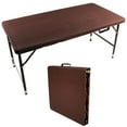 thumbnail image 1 of Rattan Table - Triangular Design for Balance - Garden Parties, Stable Setup, 1 of 4