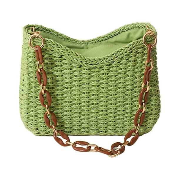 Vintage rattan purse top