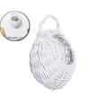 thumbnail image 1 of Rattan Wicker Hanging Basket for Wall 7.8X6.5X3.4 Inch Indoor Outdoor Planters for Flowers and Greenery Home Garden Decor, 1 of 5