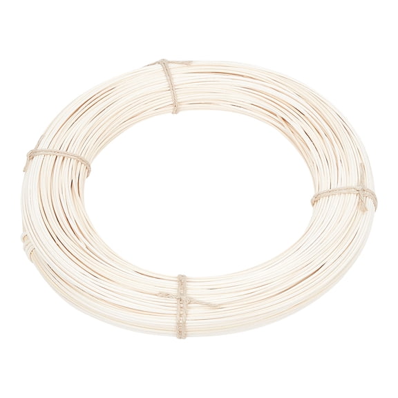 Rattan Wicker Solid Weaving Material for DIY Furniture Knitting White 2mm 220~250g/roll