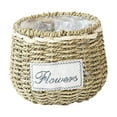 thumbnail image 1 of Rattan Woven FlowerPots Handmade Woven Flower Basket Woven Green Plants Succulents Decoration., 1 of 6