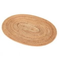 thumbnail image 1 of Rattan Woven Placemats Oval Round Table Mats Non Slip Heat Place Mat Natural Multipurpose Placemat 30X40cm, 1 of 9