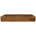 thumbnail image 1 of Rattan Woven Tray Decorative Rattan Tray Rectangle Breakfast Bathroom Outdoor, 1 of 6