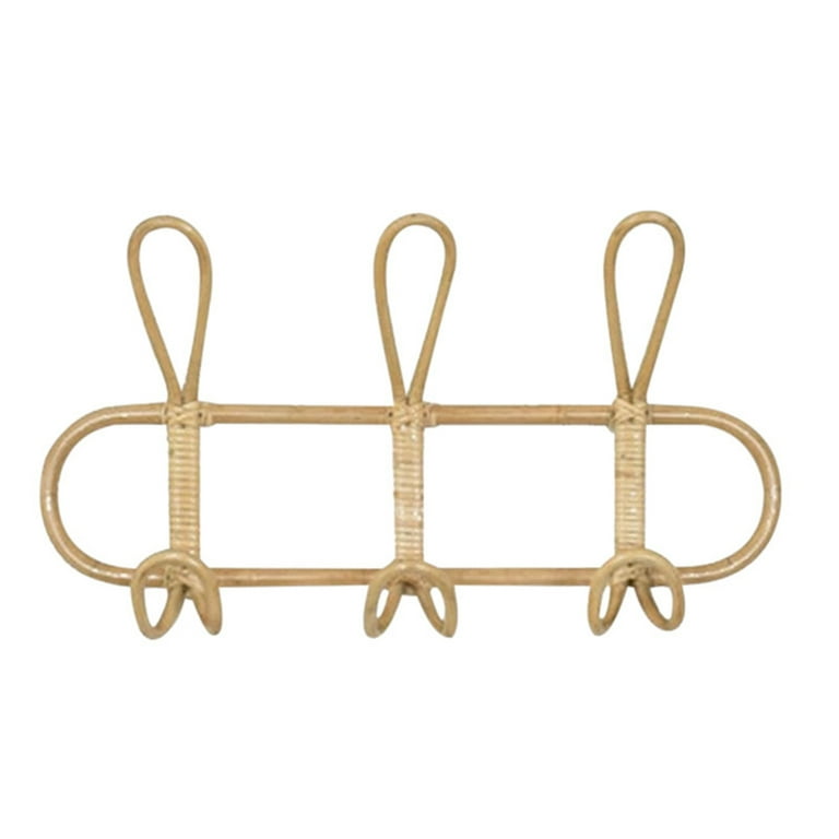 Rattan cheap wall hooks