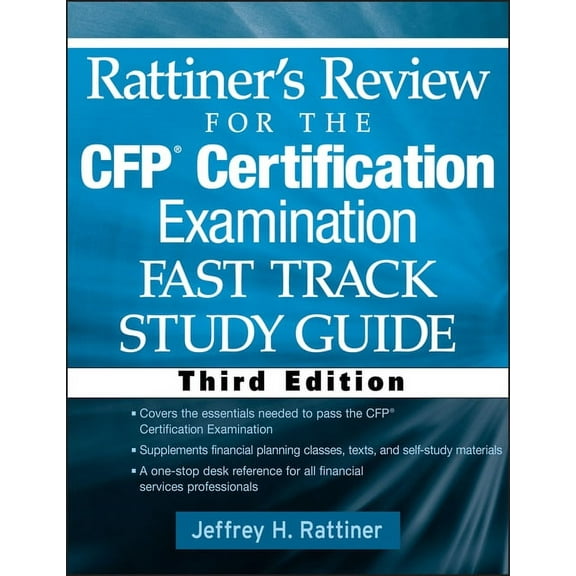 Rattiner's Review for the CFP Certificat Rattiner's Review for the Cfp(r) Certification Examination, Fast Track, Study Guide, (Paperback)