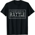 thumbnail image 1 of Rattle - Christian Quote Faith Elevation Inspiration Classic T-Shirt Black Small, 1 of 4