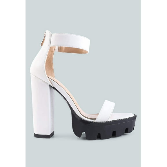 Rattle Chunky High Block Heel Sandals
