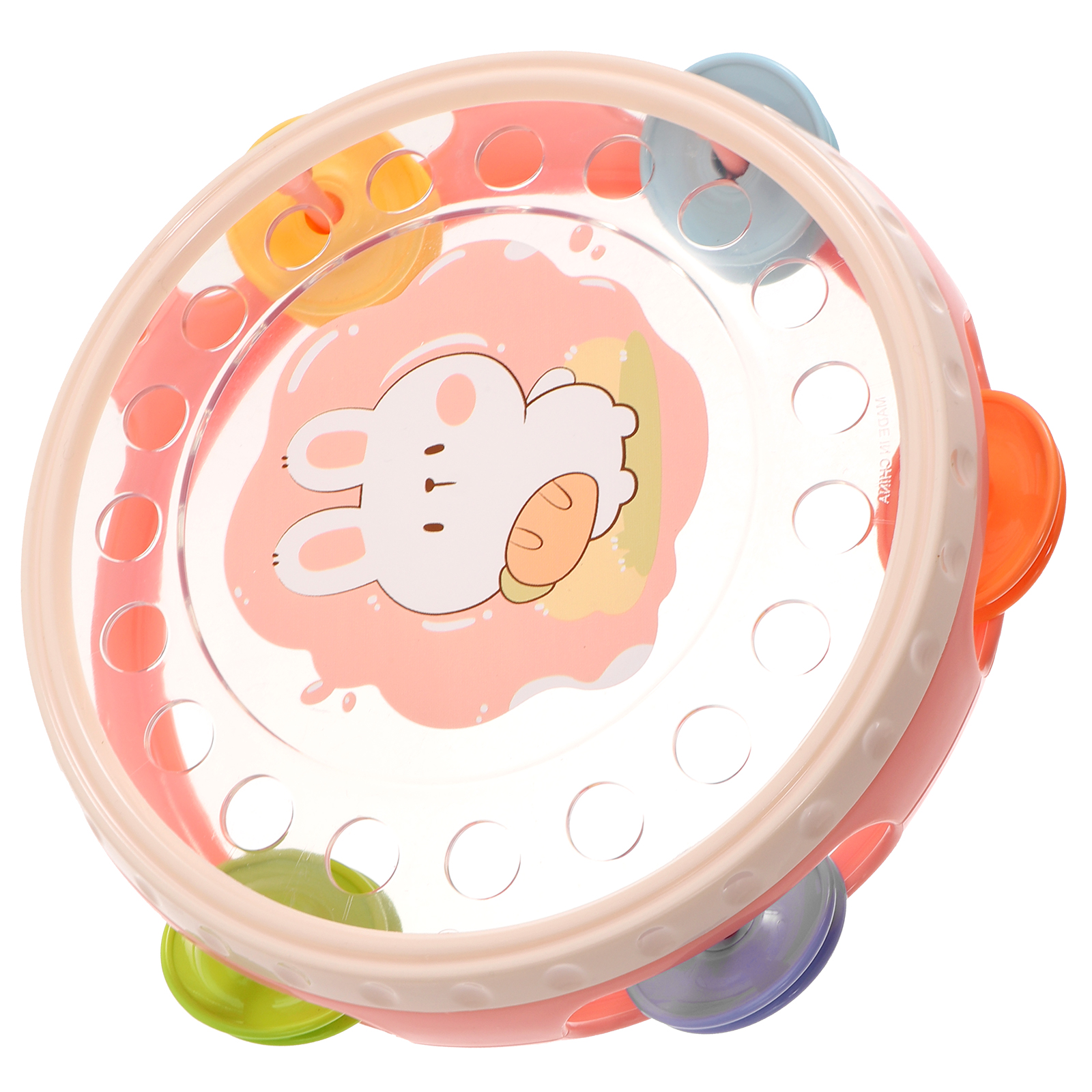 Rattle Drum Band Musical Instrument Baby Tambourine Toy Clap Puzzle
