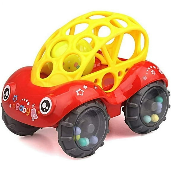 Rattles and Rolling Cars, Baby Toys for 5 inch Boys and Gilr from 3 to 24 Months Baby Toy Vehicles
