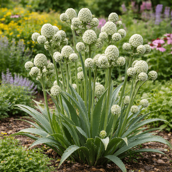 Rattlesnake Master Plug Plant (1 Plug) – Eryngium yuccifolium Native Perennial – Architectural Prairie Plant – Pollinator Favorite