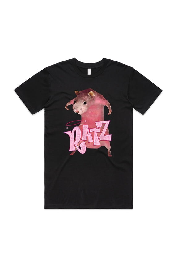 Ratz Funny Rat Internet Humor Unisex Retro Graphic Shirt