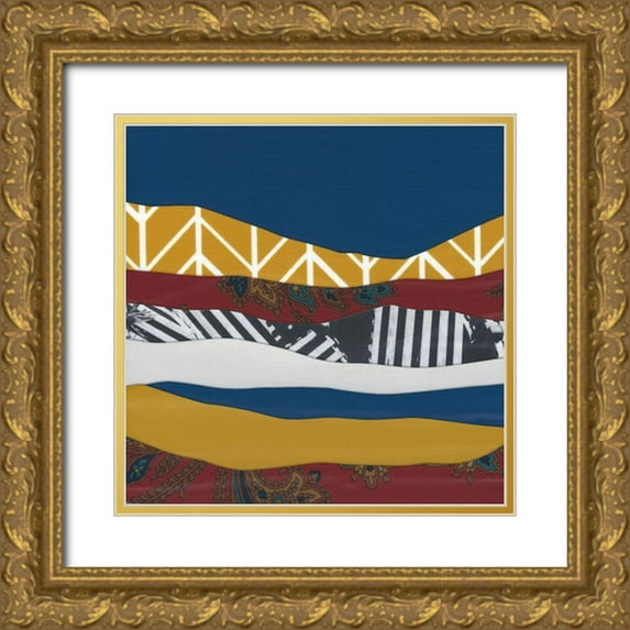 Rau, Lorelle 12x12 Gold Ornate Wood Framed with Double Matting Museum Art Print Titled - Mountain Series #122