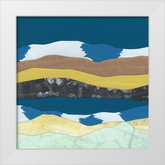 Rau, Lorelle 12x12 White Modern Wood Framed Museum Art Print Titled - Mountain Series #87