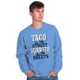 thumbnail image 1 of Raunchy Funny Tacos Tuesdays Burritos Unisex Plus Size Sweatshirt Brisco Brands 4X, 1 of 6