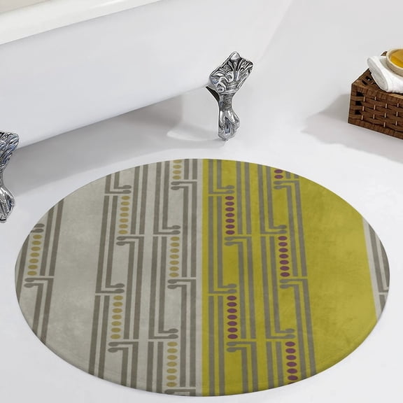 Rauponga (lime Pink) Round Carpet Circle Rug Outdoor Patio Area Rug Washable Large Area Rugs Hallway Room Decor Fitness Mats