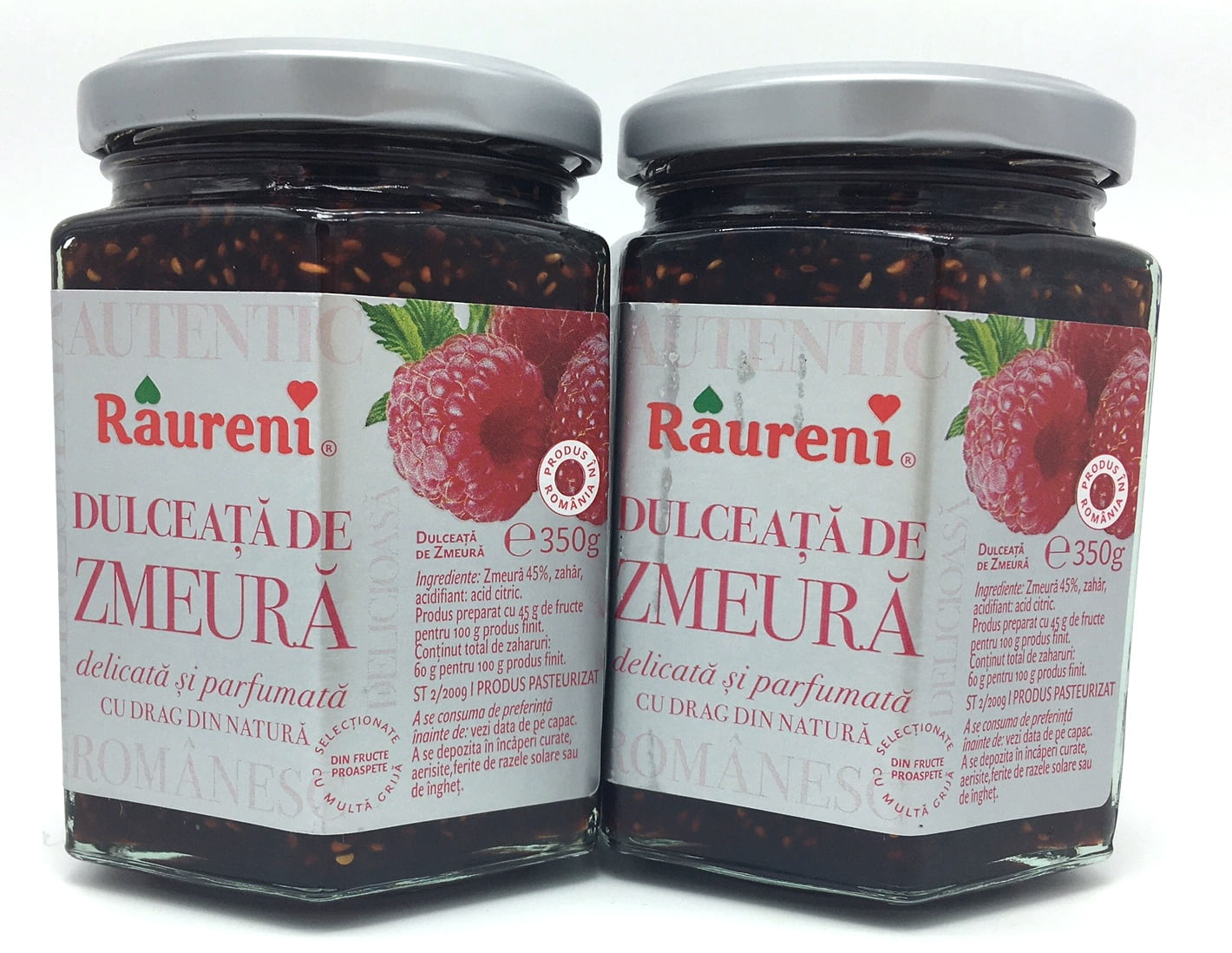 Raureni Raspberry Preserves 350 g Pack of 2