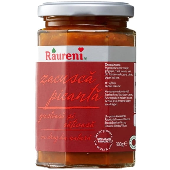 Raureni Zacusca Picanta ( Spicy Zacusca ) - 300 g