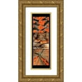 thumbnail image 1 of Rauscher, Michel 11x24 Gold Ornate Wood Framed with Double Matting Museum Art Print Titled - Global Orange, 1 of 4