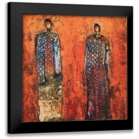 Rauscher, Michel 12x12 Black Modern Framed Museum Art Print Titled - Global Unity
