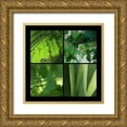 thumbnail image 1 of Rauscher, Michel 12x12 Gold Ornate Wood Framed with Double Matting Museum Art Print Titled - Fresh Green, 1 of 4