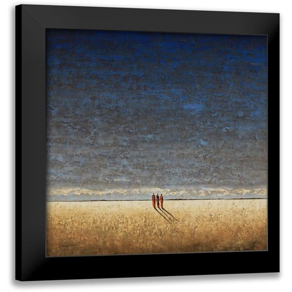 Rauscher, Michel 15x15 Black Modern Framed Museum Art Print Titled - Big Sea