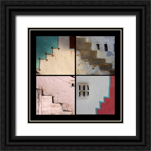 Rauscher, Michel 15x15 Black Ornate Wood Framed with Double Matting Museum Art Print Titled - Global Steps