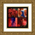 thumbnail image 1 of Rauscher, Michel 26x26 Gold Ornate Wood Framed with Double Matting Museum Art Print Titled - Red Autumn, 1 of 4