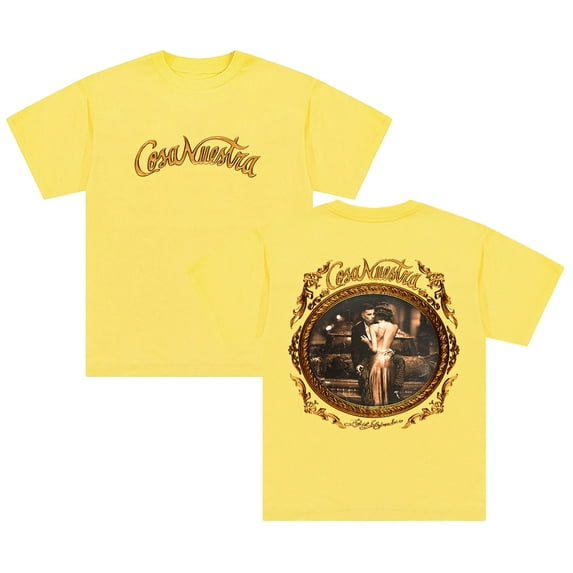 Rauw Alejandro Cosa Nuestra Album T-shirt Crewneck Short Sleeve Cotton Tee Women Men Streetwear Tops