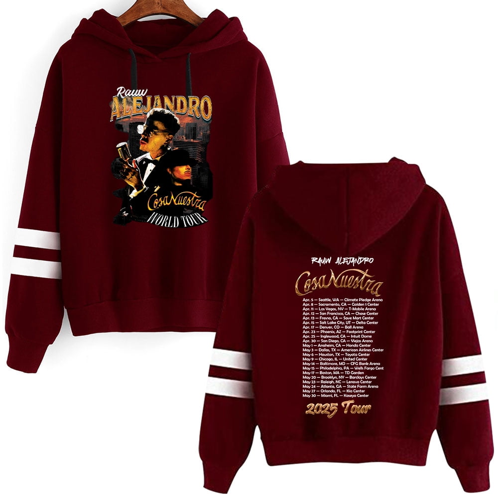 Rauw Alejandro Cosa Nuestra Merch Hoodie Men/Women Long Sleeve Sweatshirt Pullover Fashion