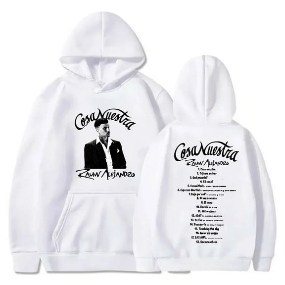 Rauw Alejandro Cosa Nuestra Hoodies Tracklist Pullovers Cosplay Women Men Fashion Hooded Sweatshirts