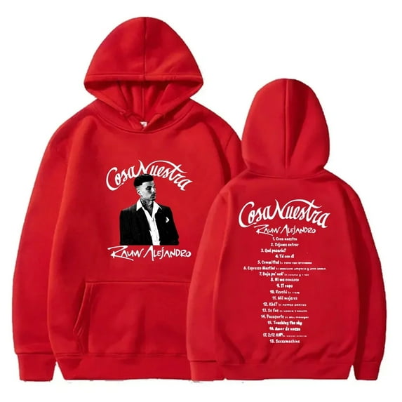 Rauw Alejandro Cosa Nuestra Hoodies Tracklist Pullovers Cosplay Women Men Fashion Hooded Sweatshirts