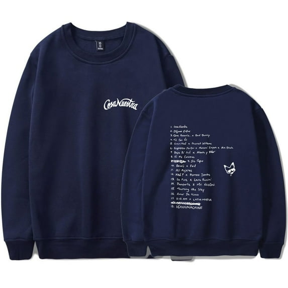 Rauw Alejandro Cosa Nuestra Merch Sweatshirt Women Men Casual Crewneck Long Sleeve Pullover Clothes