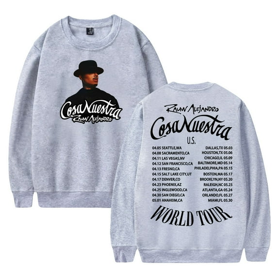 Rauw Alejandro Cosa Nuestra Tour 2025 Crewneck Long Sleeve Streetwear Women Men Sweatshirt
