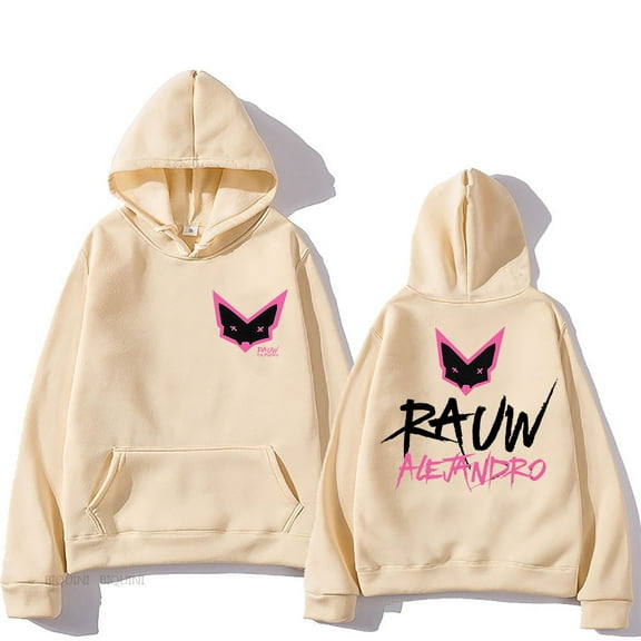 Rauw Alejandro Graphic Printing Hooded With Pocket Grunge Comfortable Sweatshirts Long Sleeve Gothic Clothes Moletom Punk Hoody