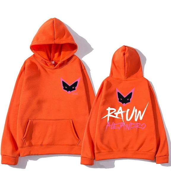Rauw Alejandro Graphic Printing Hooded With Pocket Grunge Comfortable Sweatshirts Long Sleeve Gothic Clothes Moletom Punk Hoody
