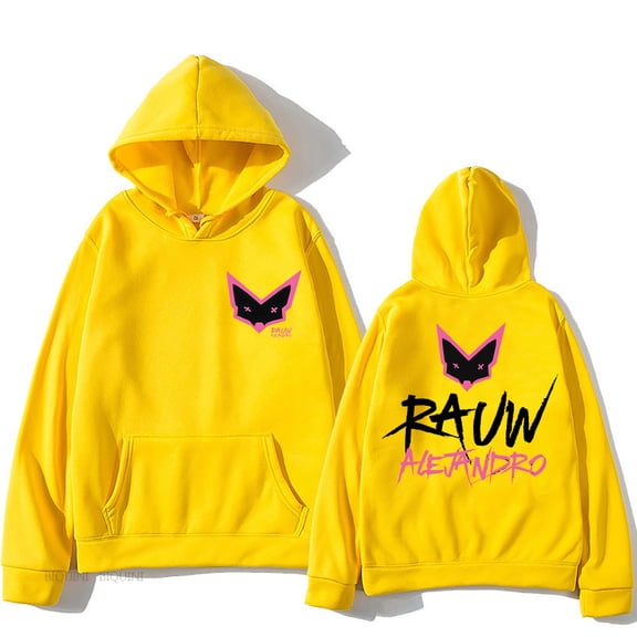 Rauw Alejandro Graphic Printing Hooded With Pocket Grunge Comfortable Sweatshirts Long Sleeve Gothic Clothes Moletom Punk Hoody