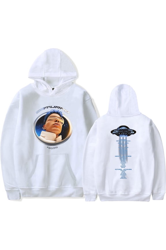 Rauw Alejandro Hoodies Saturno Album Hoodie Women Men Sweatshirts Long Sleeve Hip Hop Pullovers Sweater