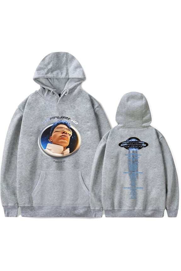 Rauw Alejandro Hoodies Saturno Album Hoodie Women Men Sweatshirts Long Sleeve Hip Hop Pullovers Sweater