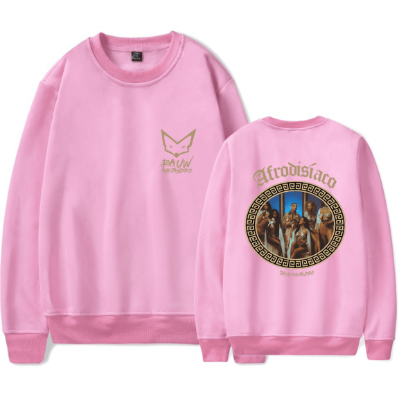 Rauw Alejandro Merch Afrodisiaco Crewnect Long Sleeve HiPHop Rapper Fashion Cool Hoodies Unisex Men Women Casual Streetwear Top Hoodie