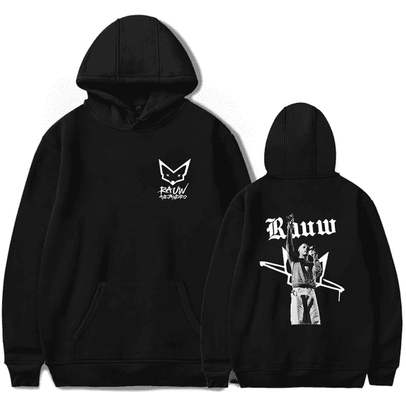 Rauw Alejandro Merch Hoodie Pullover Hooded Sweatshirt HipHop Rapper Fashion Cool Unisex Men Women Long Sleeve Streetshirt Top Hoodies