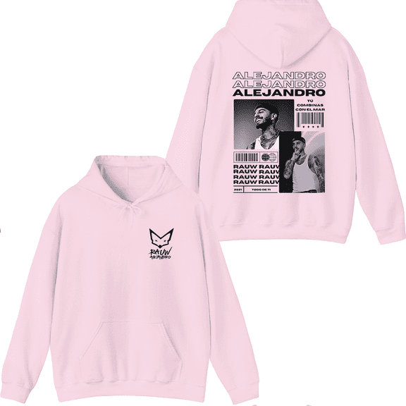 Rauw Alejandro Merch Printed Hoodie Hoodies Unisex Men Women Long Sleeve Pullover Top