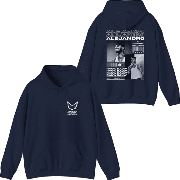 Rauw Alejandro Merch Printed Hoodie Hoodies Unisex Men Women Long Sleeve Pullover Top